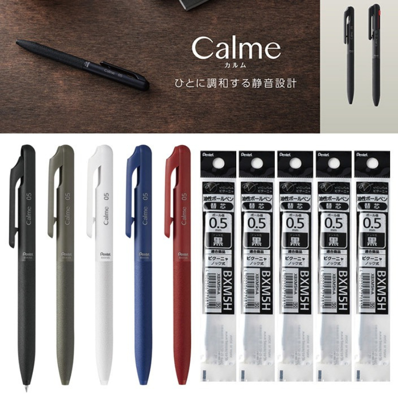 Pentel Pen Sign Pen - PENTEL Calme 0.5mm długopis z hybrydowym