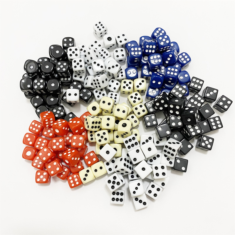 Puzzle Blank White - 50 sztuk 10 mm akrylowych kółek