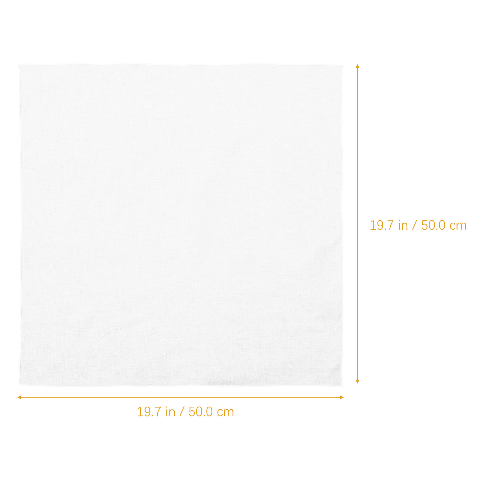 Biała bawełniana chusteczka kw – Bandana Blank White recenzja i cena