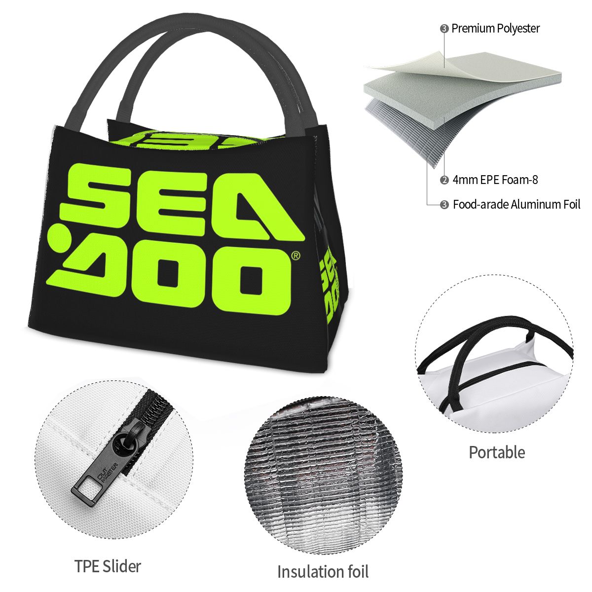 Torba termiczna na lunch Sea D – Tote Bag Sublimation recenzja i cena