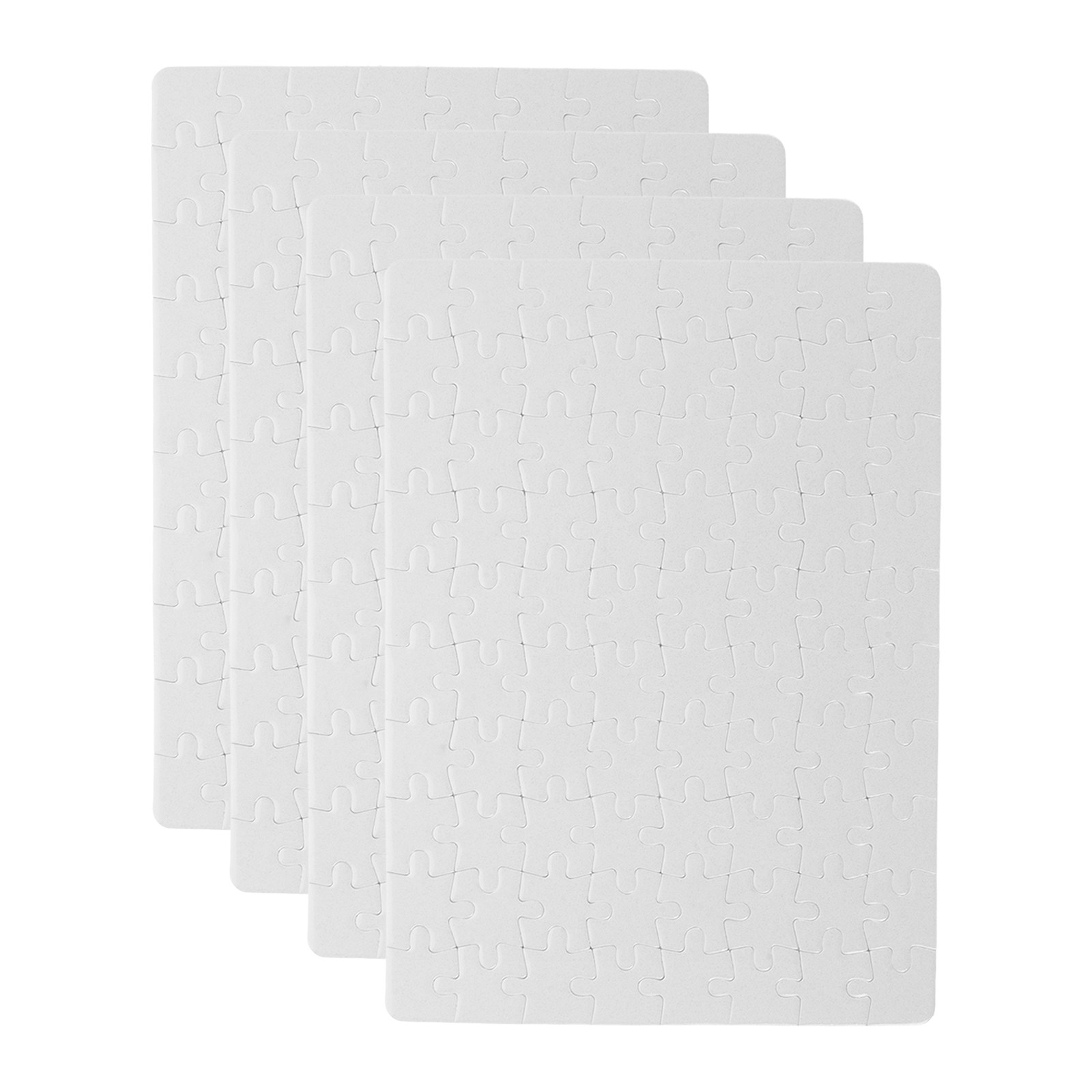4 arkusze pustych puzzli, biał – Puzzle Blank White recenzja i cena