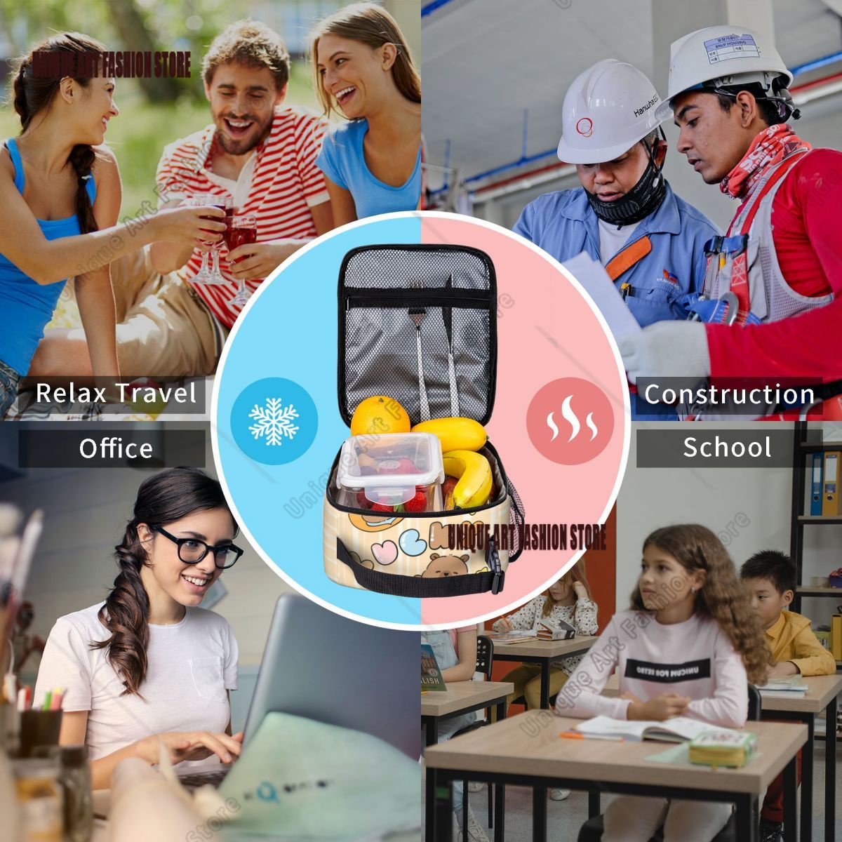 Urocze torby na lunch z kapiba – Tote Bag Sublimation recenzja i cena
