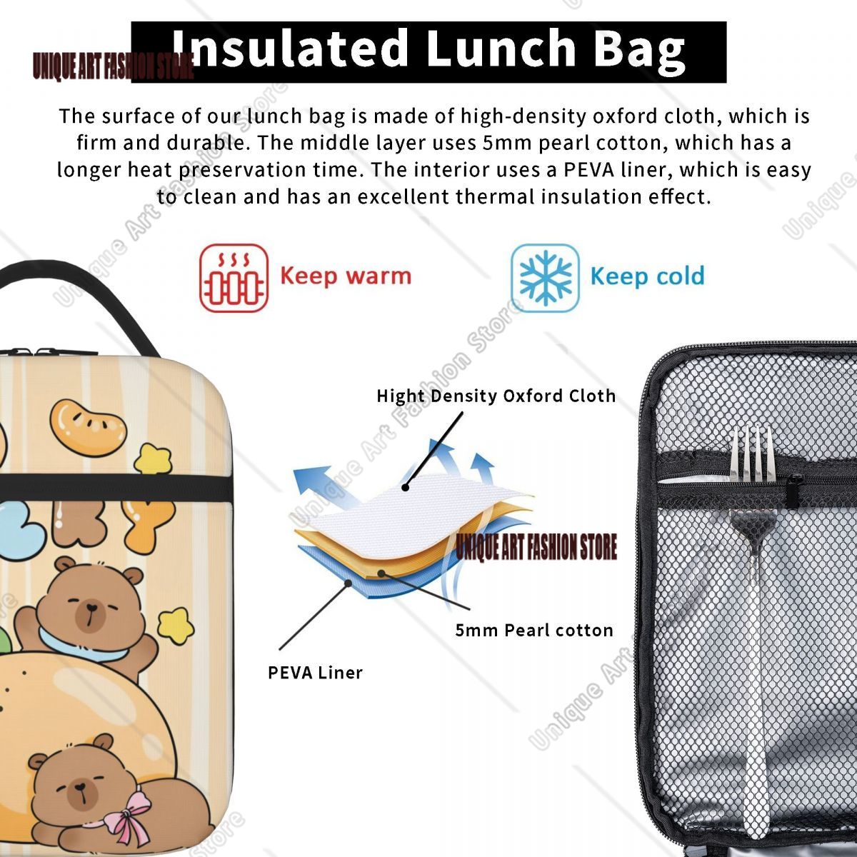 Urocze torby na lunch z kapiba – Tote Bag Sublimation recenzja i cena